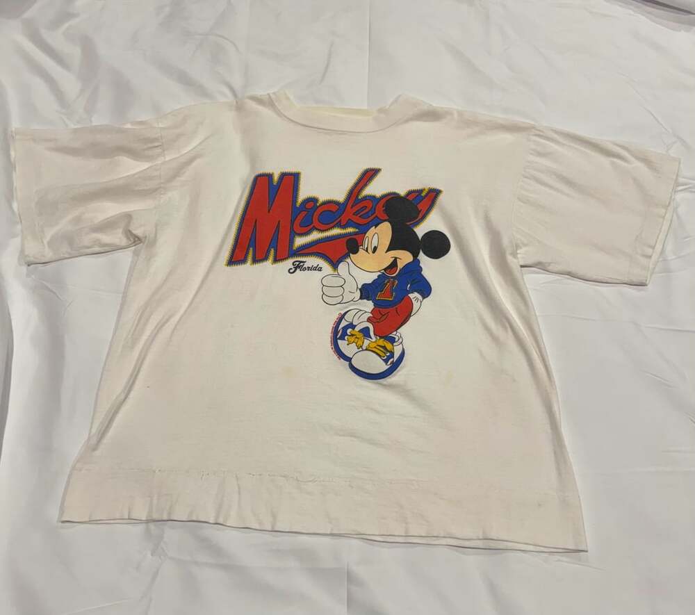 Vintage Mickey Mouse Florida Graphic Single Stitch T-Shirt 90’s